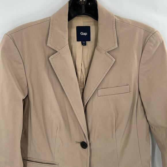 Gap Women's Tan Casual Blazer Size 6 - Picture 2 of 15